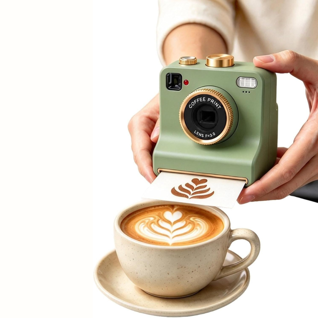 Impresora de Latte Art Retro