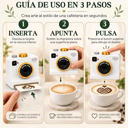 Impresora de Latte Art Retro