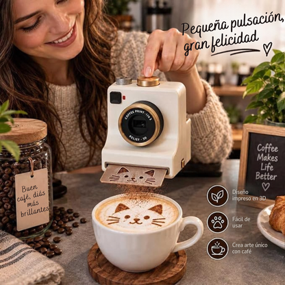 Impresora de Latte Art Retro